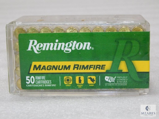 50 Rounds Remington .22 Magnum Ammo. 40 Grain Hollow Point
