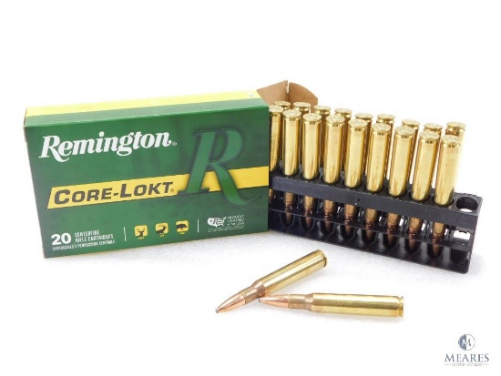20 Rounds Remington 30-06 Ammo. 150 Grain Soft Point