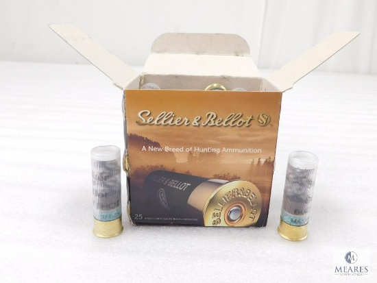 25 Rounds Sellier & Bellot .12 Gauge Buckshot. 2 3/4" 00 Buck