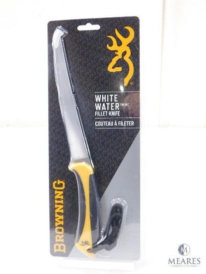 New Browning Fixed Blade Fillet Knife with Sheath