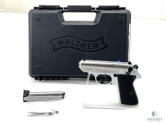 Walther PPK/S Nickel .22 LR Pistol 10 Rounds (04847)