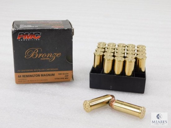 25 Rounds PMC .44 Magnum Ammo. 180 Grain Hollow Point