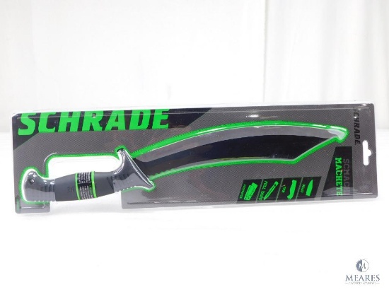 New Schrade Fixed Blade 12" Survival Knife with Carry Sheath