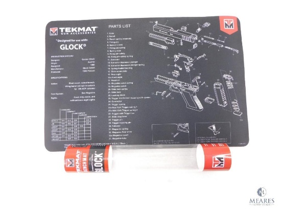 New 11x17 Tekmat Glock Schematic Gun Cleaning Mat