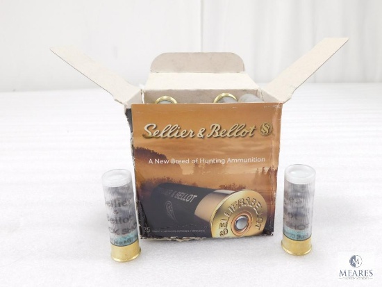 25 Rounds Sellier & Bellot .12 Gauge Buckshot. 2 3/4" 00 Buck