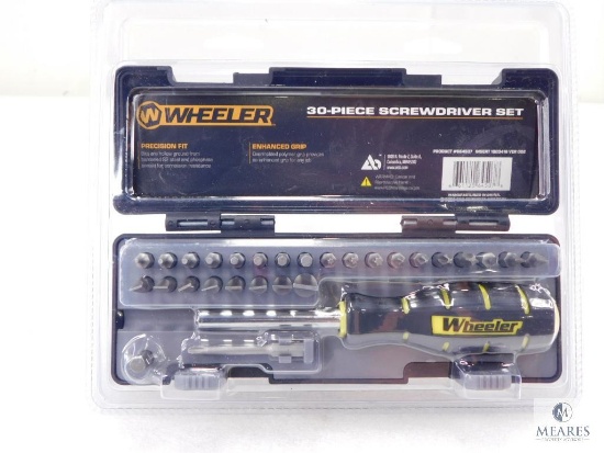 New Wheeler Precision Gunsmith Screwdriver and Bit Set in Hard Case