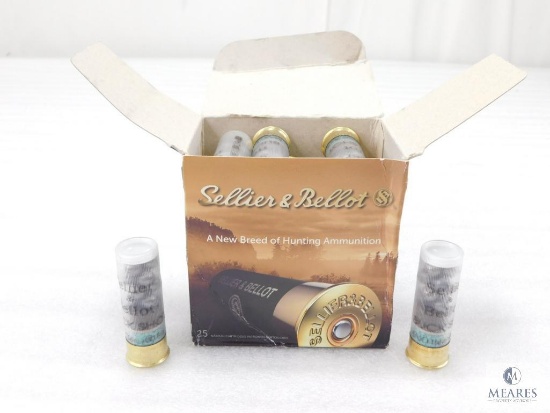 25 Rounds Sellier & Bellot .12 Gauge Buckshot. 2 3/4" 00 Buck