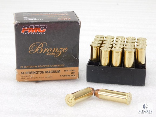 25 Rounds PMC .44 Magnum Ammo. 180 Grain Hollow Point