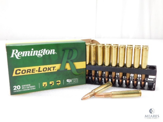 20 Rounds Remington 30-06 Ammo. 150 Grain Soft Point