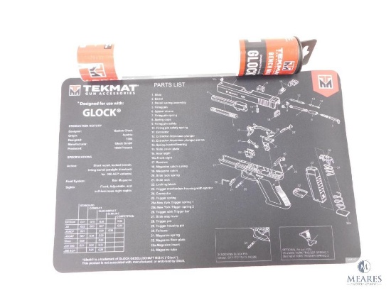 New 11x17 Tekmat Glock Schematic Gun Cleaning Mat