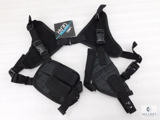 New Ambidextrous Tactical Shoulder Holster with Double Magazine Pouch