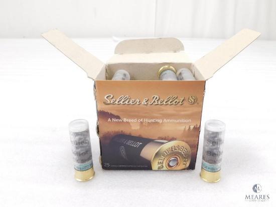 25 Rounds Sellier & Bellot .12 Gauge Buckshot 2 3/4" 00 Buck