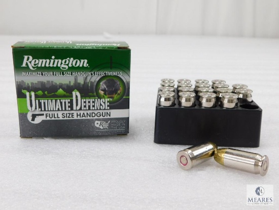 20 Rounds Remington Ultimate Defense .45 ACP Ammo. 185 Grain Hollow Point