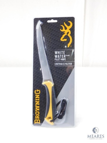 New Browning Fixed Blade Fillet Knife with Sheath