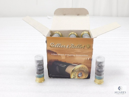25 Rounds Sellier & Bellot .12 Gauge Buckshot. 2 3/4" 00 Buck