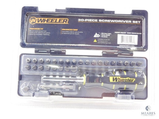 New Wheeler Precision Gunsmith Screwdriver and Bit Set in Hard Case