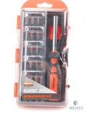 New Birchwood Casey 22 Piece Gunsmith Screwdriver and Bit Set in Hard Case