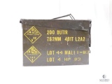 7.62x51 (.308 Win.) FMJ Loaded Ammo Head Stamped MAL-130 Rounds in Ammo Can