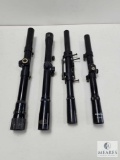 Vintage Rifle Scopes for .22 Rifles - Mixed Lot of Four Scopes.