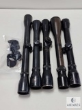 Vintage Rifle Scopes - Mixed Lot of Five Scopes