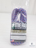 550 Para-Cord, 100 Feet, Red, White, and Blue