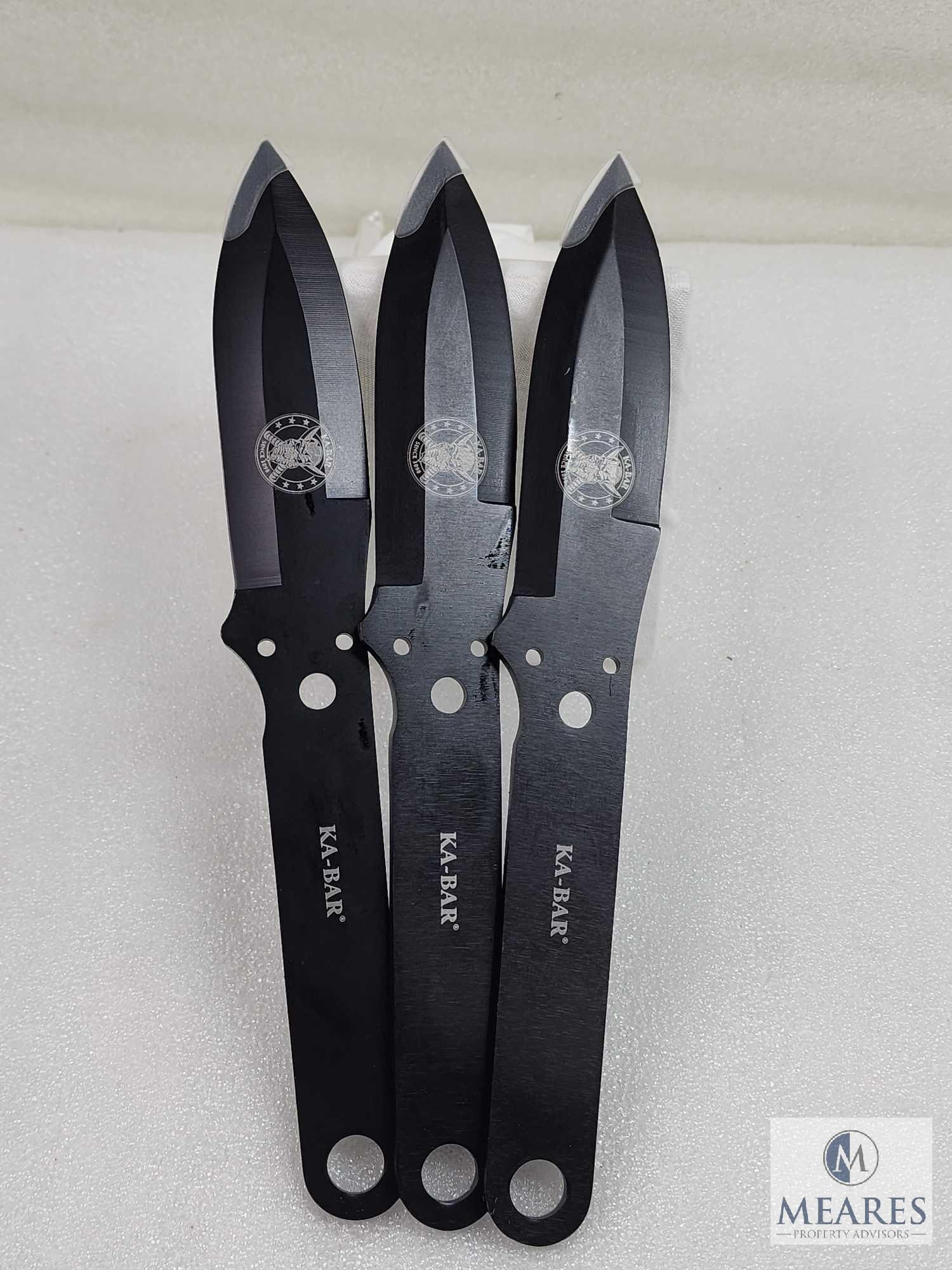 KaBar Throwing Knife Set Proxibid