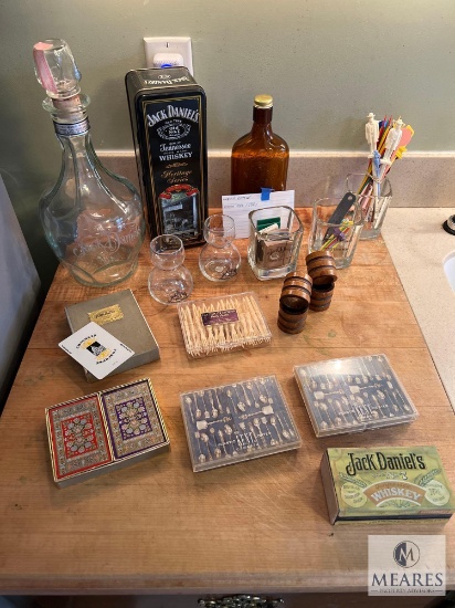 Jack Daniels, Liquor, and Entertaining Collectibles