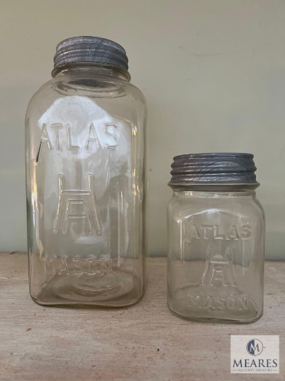 Vintage Atlas Canning Jars with Lids