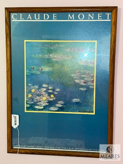 Framed Claude Monet Poster