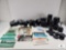 Canon Camera Collection with Flashes, Lenses, Lens Covers, Manuals