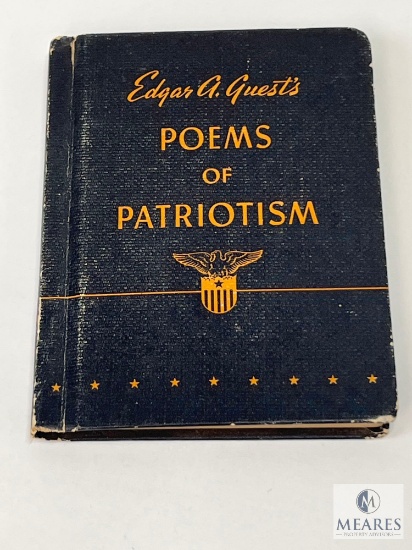 Edgar A Guest's "Poems of Patriotism" - Copyright 1942