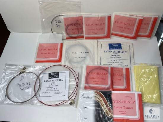 Mixed Lot of New and Used Harp Strings