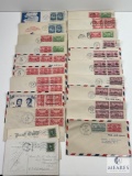 Mixed Lot of Vintage Envelopes -First Day Issued - With Cancelled Stamps