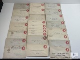 Mixed Lot of Vintage Handwritten Envelopes With Cancelled Stamps