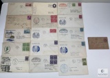 Mixed Lot of Vintage Handwritten Envelopes - First Day Issued - With Cancelled Stamps