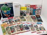 Assortment of Vintage ESSO Gasoline Travel Maps and EXXON Extras