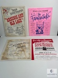 Cast-signed Playbills from the Tryon Little Theater, NC