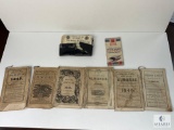 War Ration Books and Almanacs from the 1800s