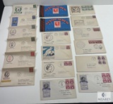 Mixed Lot of First Day Issue Stamp Envelopes and Stamp Albums