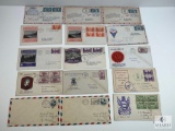 Mixed Lot of Vintage Handwritten Letters and Envelopes -First Day Issued - With Cancelled Stamps