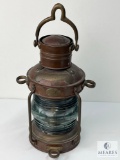 Brass and Copper Anchorlight Lantern by Clark Bros, Bristol London