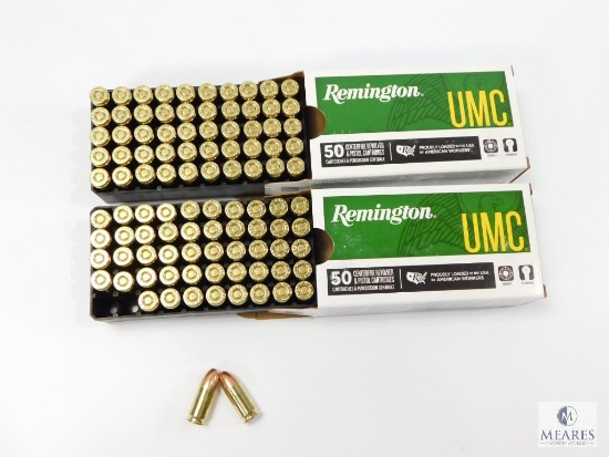 100 Rounds Remington 9mm Ammo. 124 Grain FMJ
