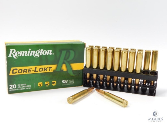 20 Rounds Remington 30-06 Ammo. 150 Grain Soft Point