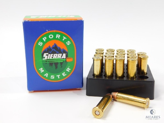 20 Rounds Sierra .357 Magnum Ammo. 158 Grain Hollow Point
