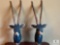 Set of Wall Antelope - 25 Inches Tall