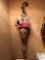 Large Wall Sconce with Perfume Bottles and Books