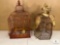 Two Decorative Metal Bird Cages