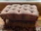Custom Upholstered Animal Print Ottoman