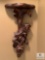 Carved Monkey Motif Wall Shelf