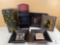 Tin Boxes, Mail Rack, Asian Metal Tray and Wall Decor